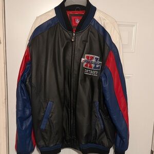 NFL Black, Red, and Blue superbowl Jacket